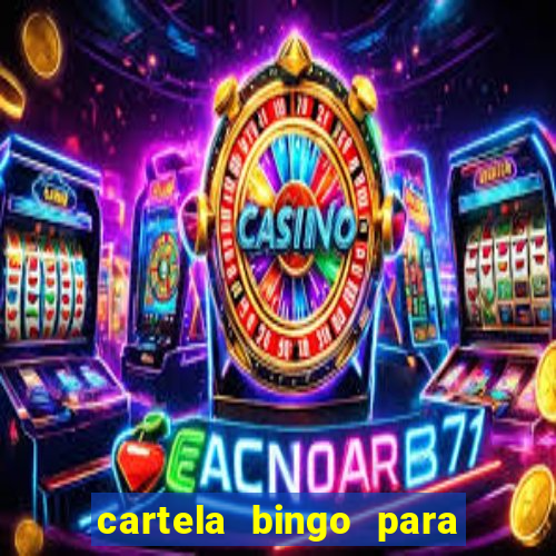 cartela bingo para cha de cozinha imprimir gratis